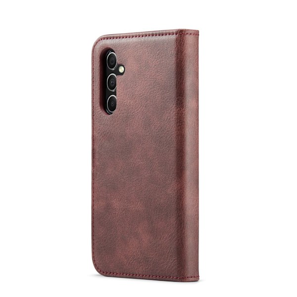 DG.MING 2-in-1 Magneettilompakko Samsung Galaxy S24 FE Punainen