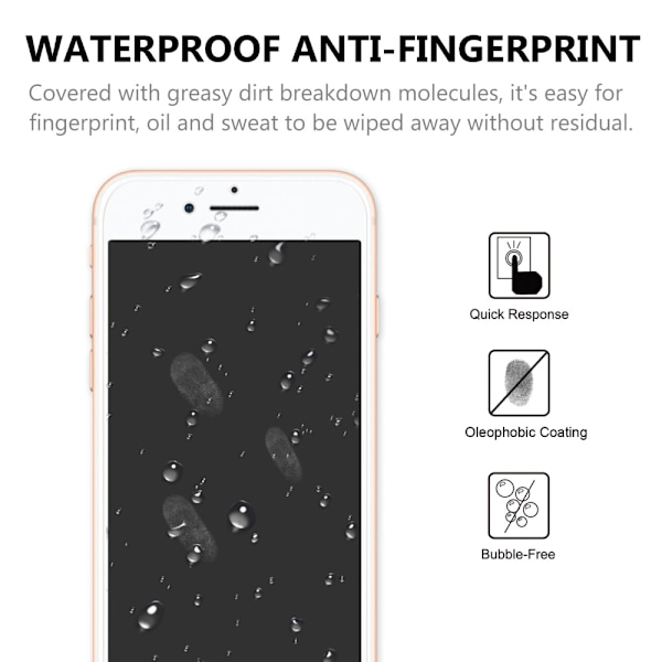 Skärmskydd Tempered Glas 9H iPhone 7/8/SE