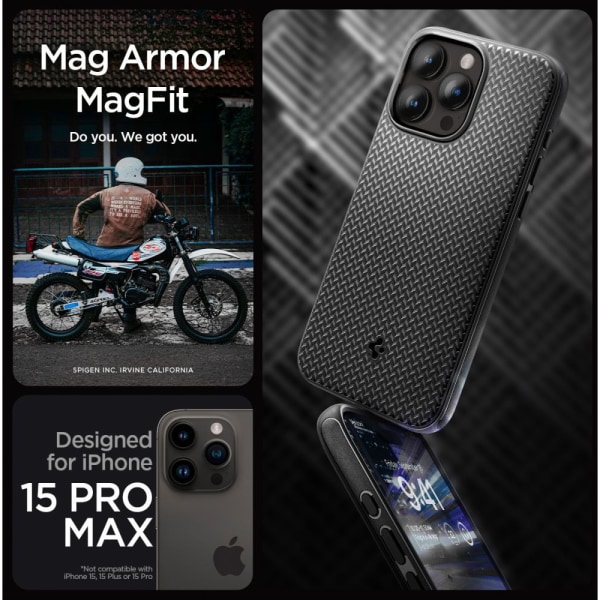Spigen iPhone 15 Pro Max Cover MagSafe Armor Sort