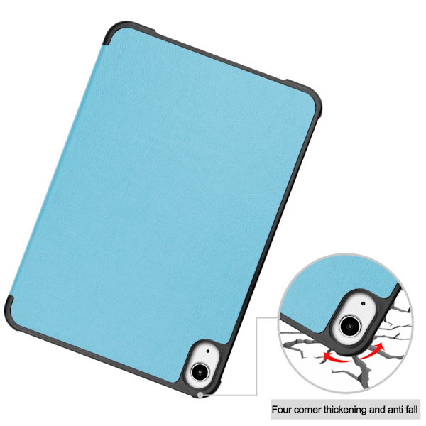 iPad Mini 6. generation (2021) Etui Tri-fold Lyseblå