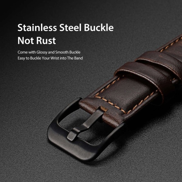 Dux Ducis Läderarmband Samsung Galaxy Watch 6 Classic 43mm Brun