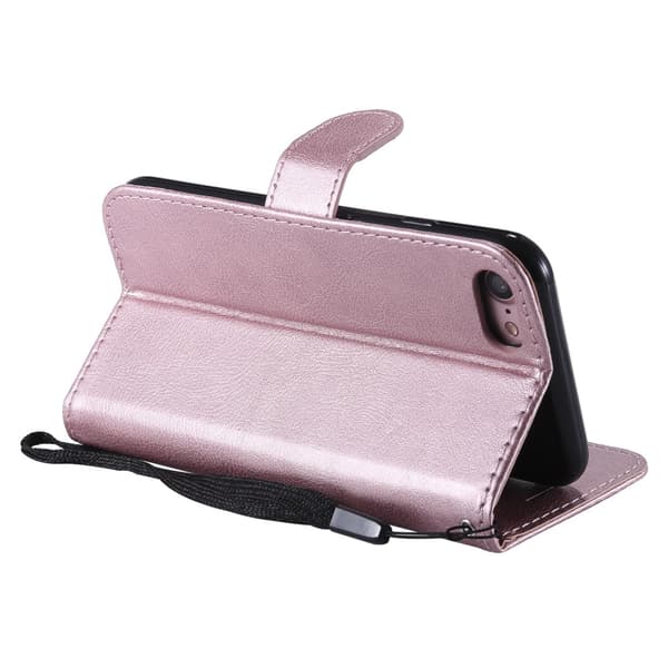 Magnet Leather Wallet iPhone 7/8/SE Roséguld