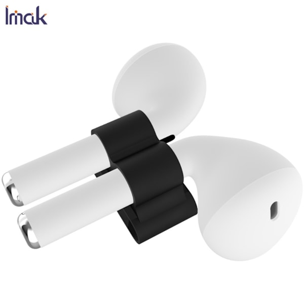Silikonikotelo Apple Airpodeille Musta