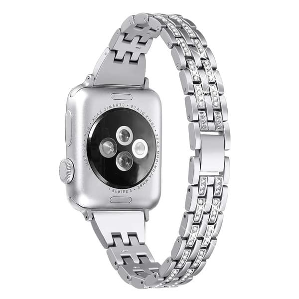 Slim Bling Bracelet Apple Watch 42/44/45/49 mm Silver