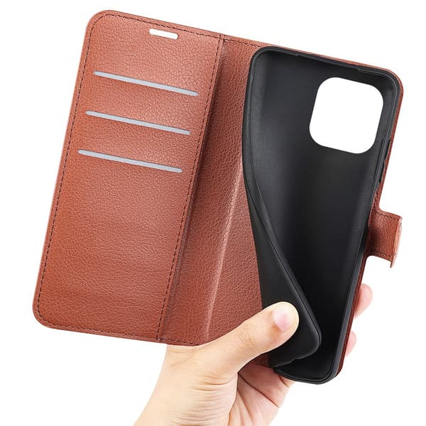 Mobilcover iPhone 14 Pro Brun