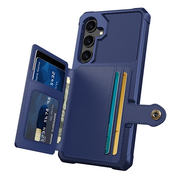 Multi-Slot Etui Samsung Galaxy S25 Blå