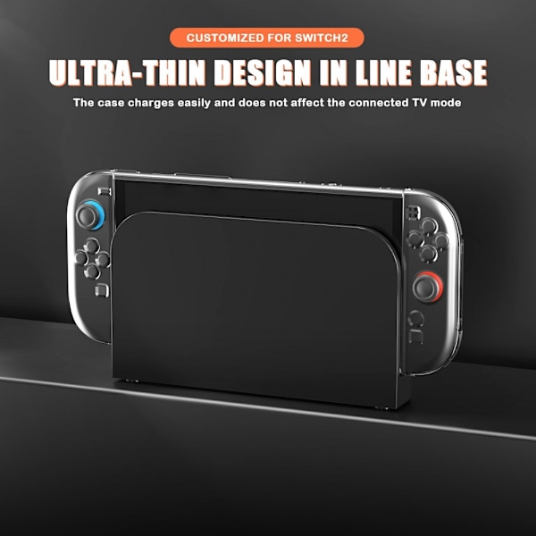 Nintendo Switch 2 Kotelo TPU Kirkas
