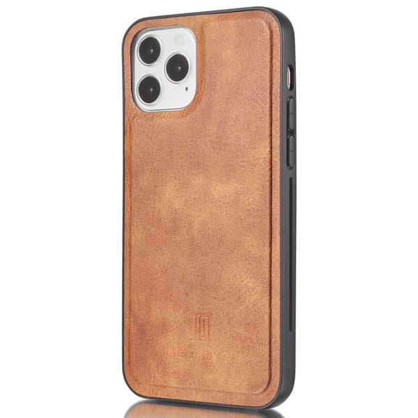 DG.MING 2-i-1 Magnet Pung iPhone 13 Pro Cognac