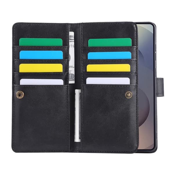 Plånboksfodral Multi-Slot Samsung Galaxy S25 Edge Svart