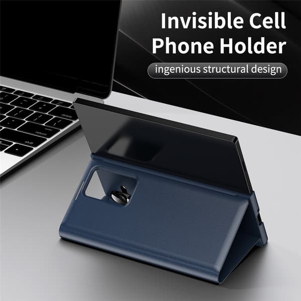 Läderfodral Smart View Samsung Galaxy Z Fold 7 Blå