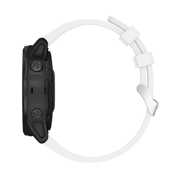 Silikonearmbånd Garmin Fenix 6S Pro Hvid