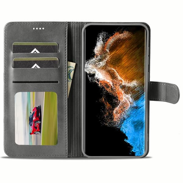 LC.IMEEKE Pungetui Samsung Galaxy S24 Grå