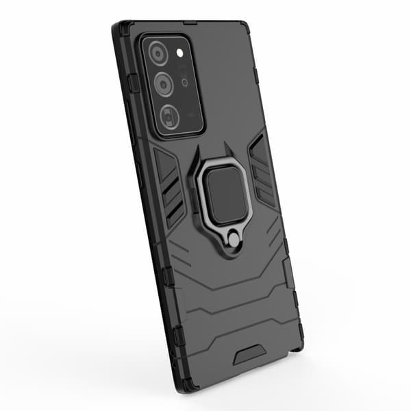 Hybridskal Fingerring Galaxy Note 20 Ultra Svart