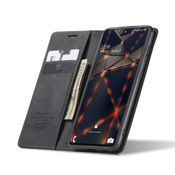 CaseMe Slim Plånboksfodral Galaxy S20 FE Svart
