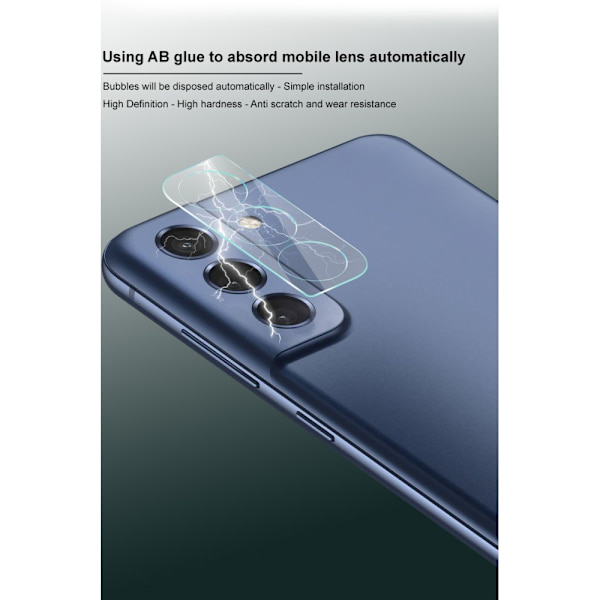 IMAK 2-pak hærdet glas linsebeskyttelse Samsung Galaxy S21 FE