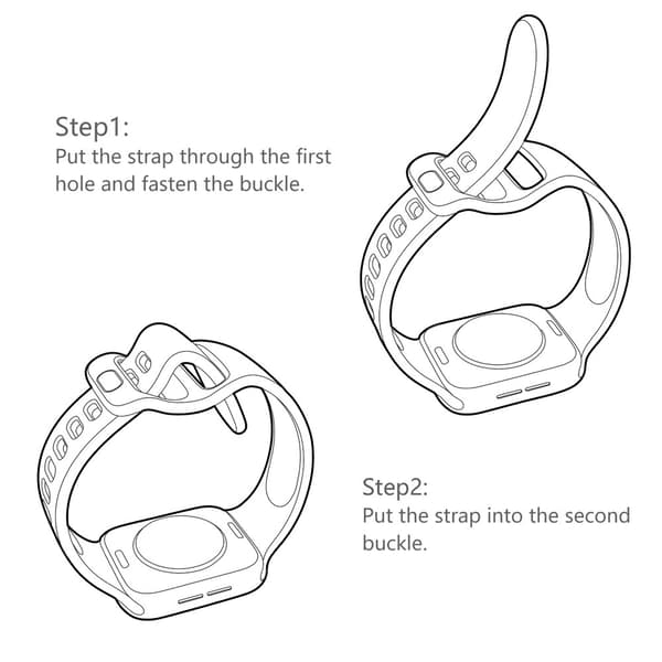 Silikon Band Apple Watch Ultra 2 49mm Vit