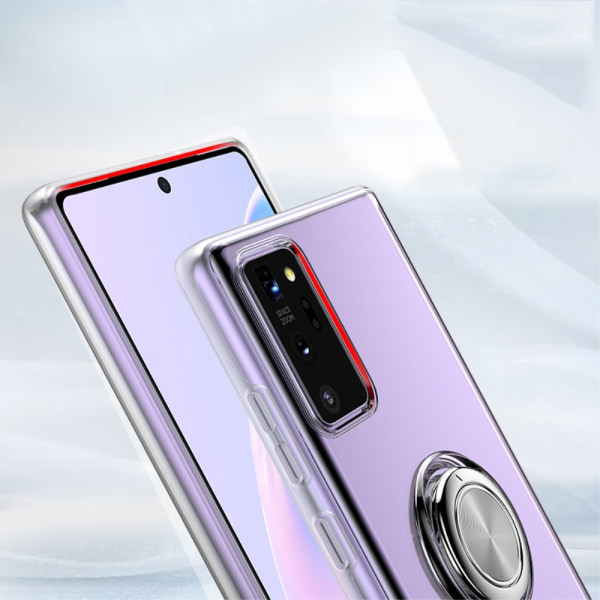 TPU Skal Fingerring Galaxy Note 20 Ultra Transparent