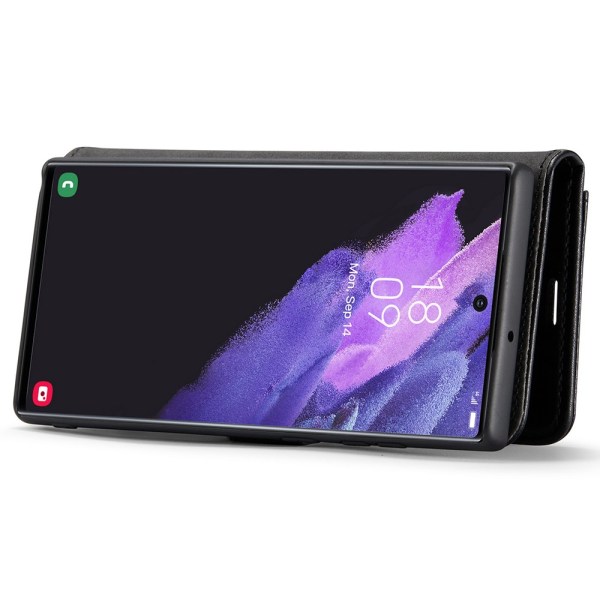 DG.MING 2-in-1 magneettilompakko Samsung Galaxy S22 Ultra Black