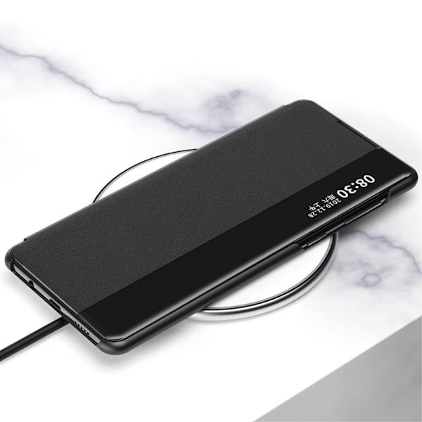 Samsung Galaxy S22 Plus -kotelo näytöllä, musta