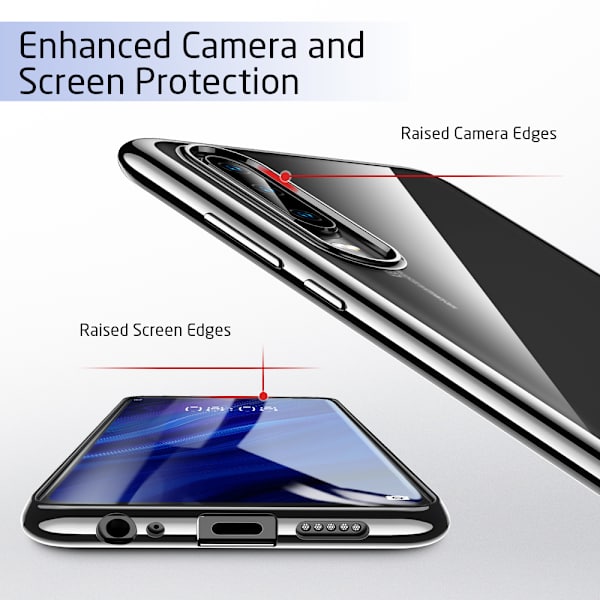 ESR Essential Slim Case Huawei P30 Musta