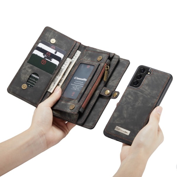 CaseMe Wallet Case Multi-Slot Samsung Galaxy S21 Ultra Black