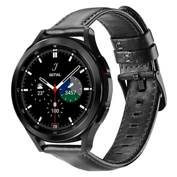 Dux Ducis Læderrem Samsung Galaxy Watch 6 44mm Sort