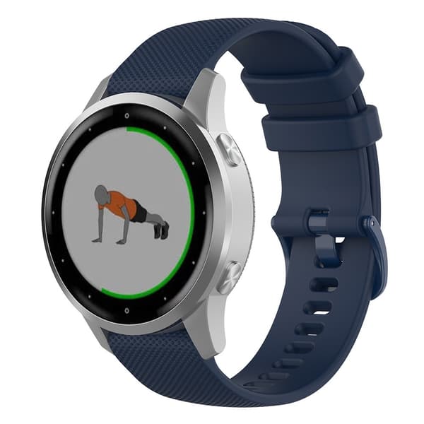 Silikonearmbånd Garmin Vivoactive 4s Blå