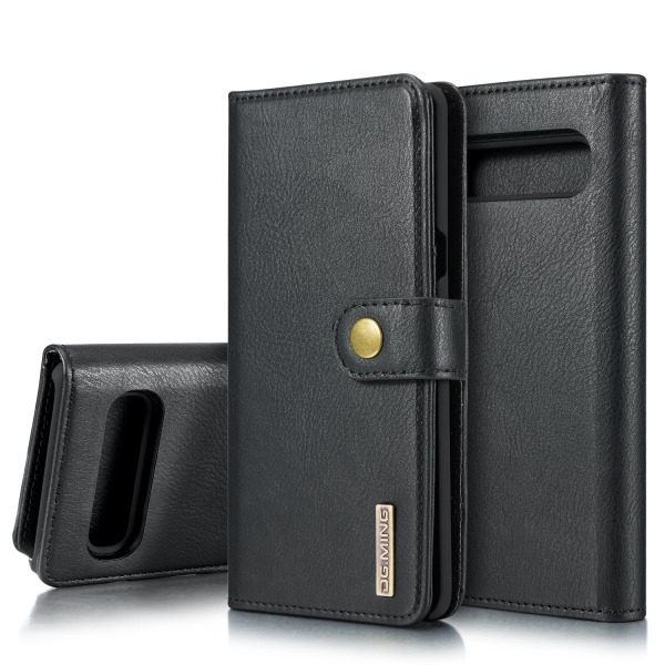 DG.MING 2-i-1 Magnet Pung Samsung Galaxy S10 Plus Sort