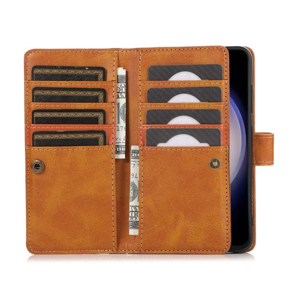 Plånboksfodral Multi-Slot Samsung Galaxy S24 Cognac
