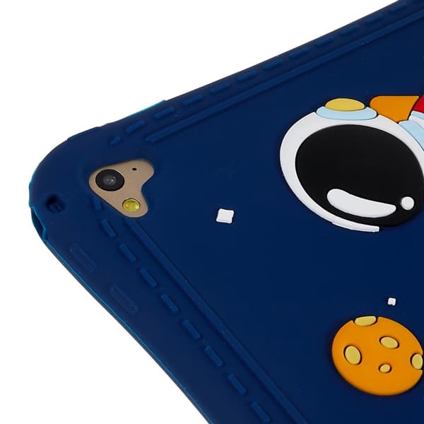 iPad 9.7 6. generation (2018) Skal Astronaut Med Stativ Blå