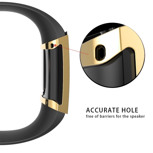 Heltäckande TPU Skal Fitbit Charge 3/4 Guld