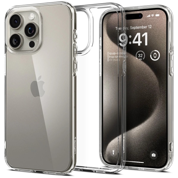 Spigen iPhone 15 Pro Max Case Ultra Hybrid Crystal Clear
