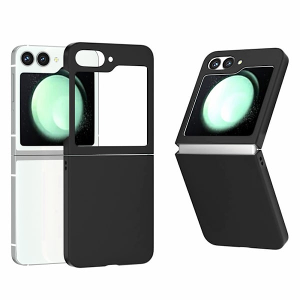 Hårdt cover med gummieret overflade til Samsung Galaxy Z Flip 6 Sort