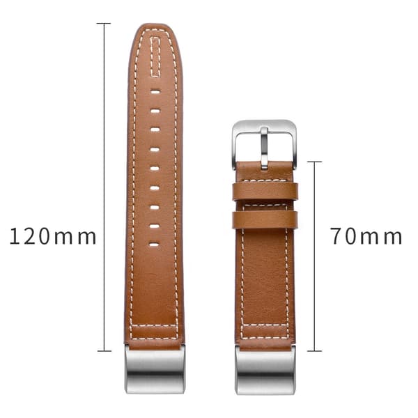 Äkta Läderarmband Fitbit Charge 2 Brun