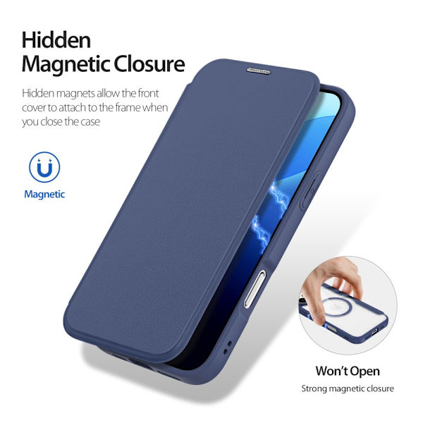 Dux Ducis Skin X Pro Fodral MagSafe iPhone 16 Pro Max Blå