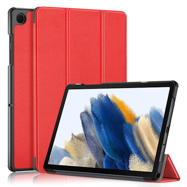 Samsung Galaxy Tab A9 Plus -kotelo Tri-fold Punainen