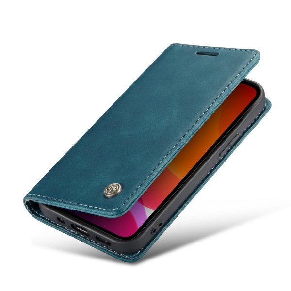 CaseMe Slim Plånboksfodral iPhone 12/12 Pro Blå
