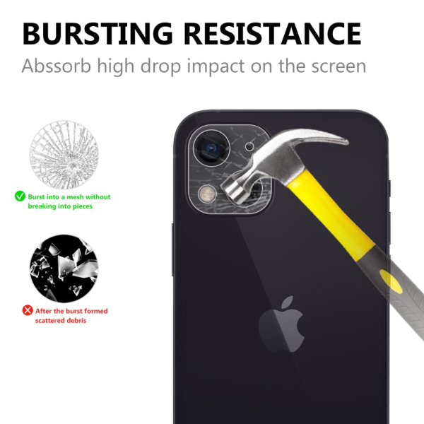 Täysi peittävä linssisuojaus 0,2 mm iPhone 13 Mini