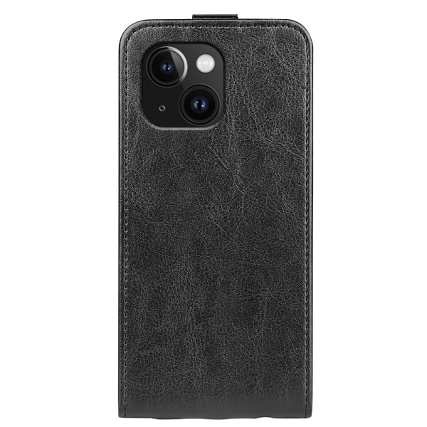 Flip Læderetui iPhone 15 Sort