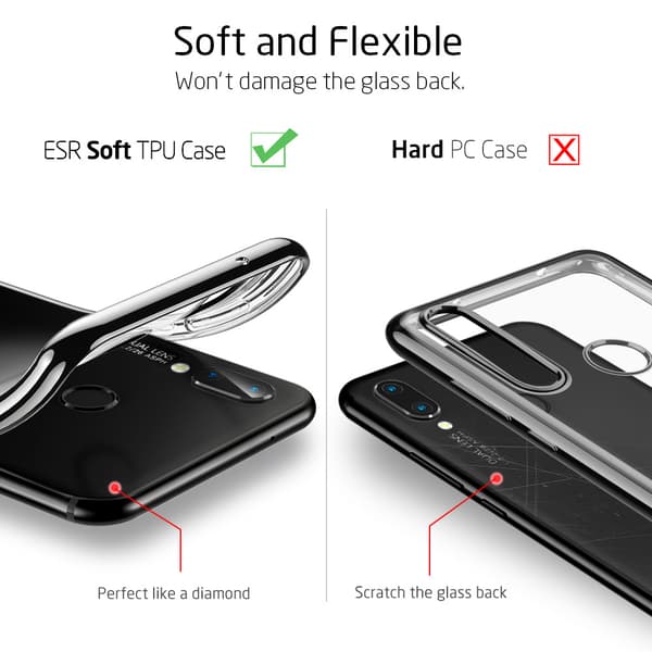 ESR Essential Slim Cover Huawei P20 Lite Sort