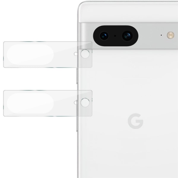 Imak 2 Pack hærdet glas kamerabeskyttelse Google Pixel 8 Transparent