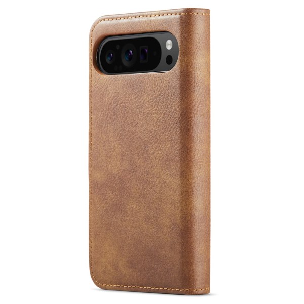 DG.MING 2-in-1 Magnet Wallet Google Pixel 9 Pro XL Cognac
