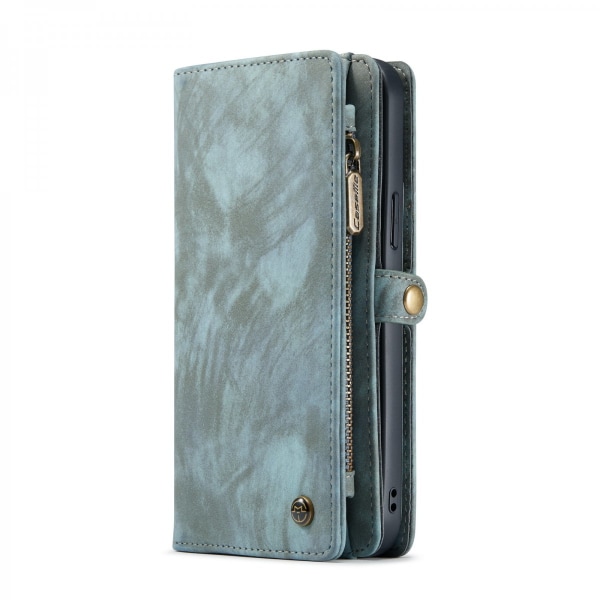CaseMe Multi-Slot 2 i 1 Plånboksfodral iPhone 13 Pro Max Blå