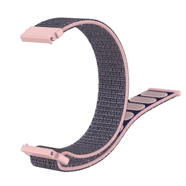 Nylonrem Samsung Galaxy Watch 46mm Grå/Rosa