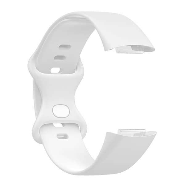 Silikonearmbånd Fitbit Charge 5 Hvid (S)
