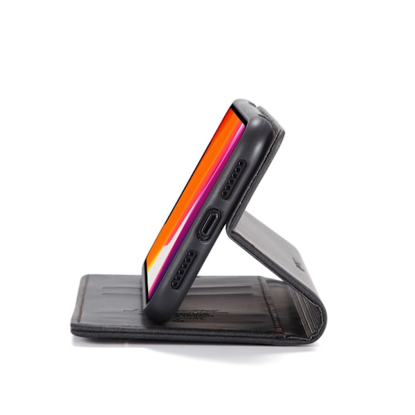 CaseMe Retro Pungetui iPhone 11 Sort