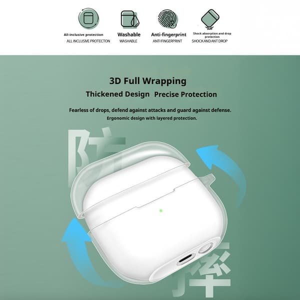 Kuori Samsung Galaxy Buds 3 Pro TPU Läpinäkyvä
