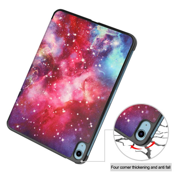 iPad 10.9 2022 (10. generation) Etui Tri-fold Stjernehimmel