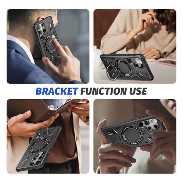 Hybrid Cover Samsung Galaxy S24 Ultra MagSafe Ring Sort