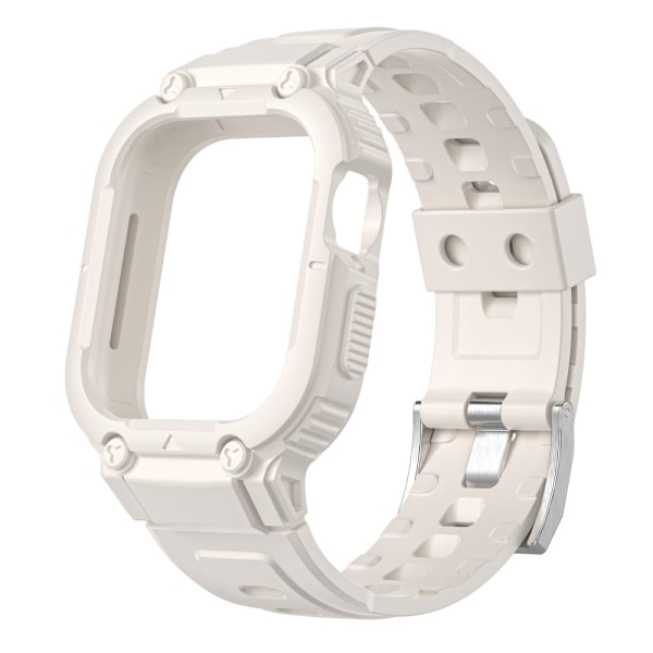 Apple Watch Ultra 49mm Stöttåligt Skal + Armband Beige